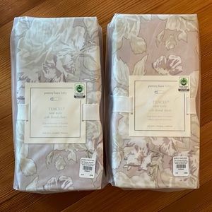 Pottery Barn Kids Rose Toile Tencel Crib Sheets
